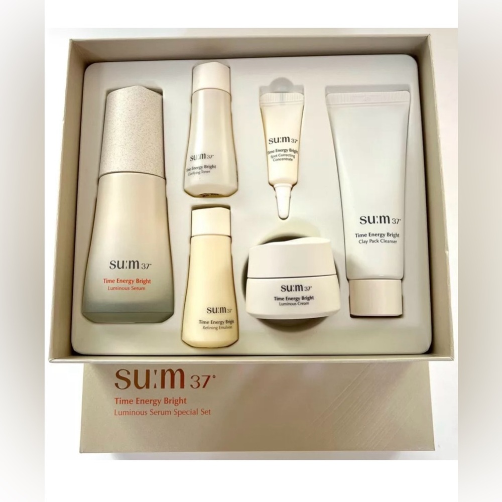 su:m37 Time Energy Bright Luminous Serum Special Set 6 Items K-Beauty